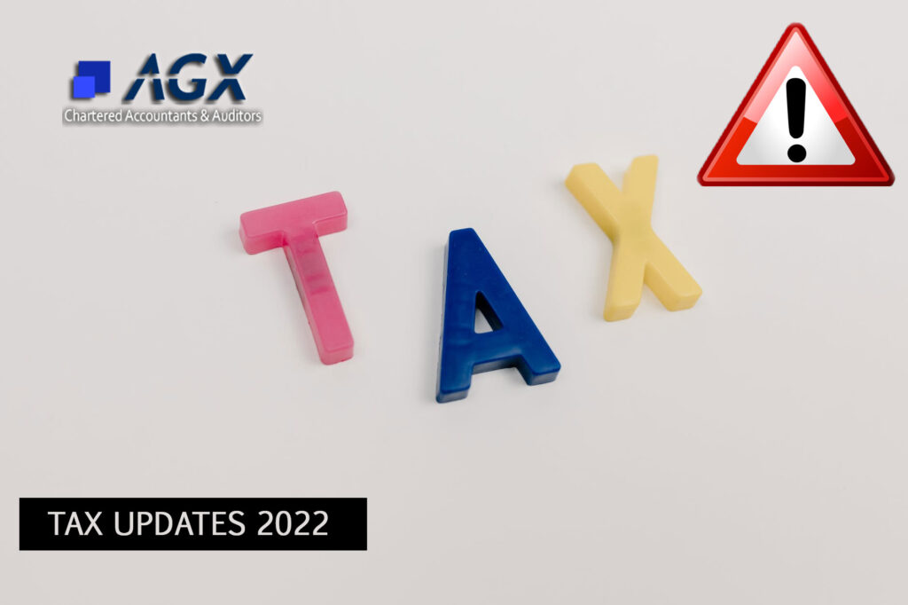 Important TAX updates 2022 UAE